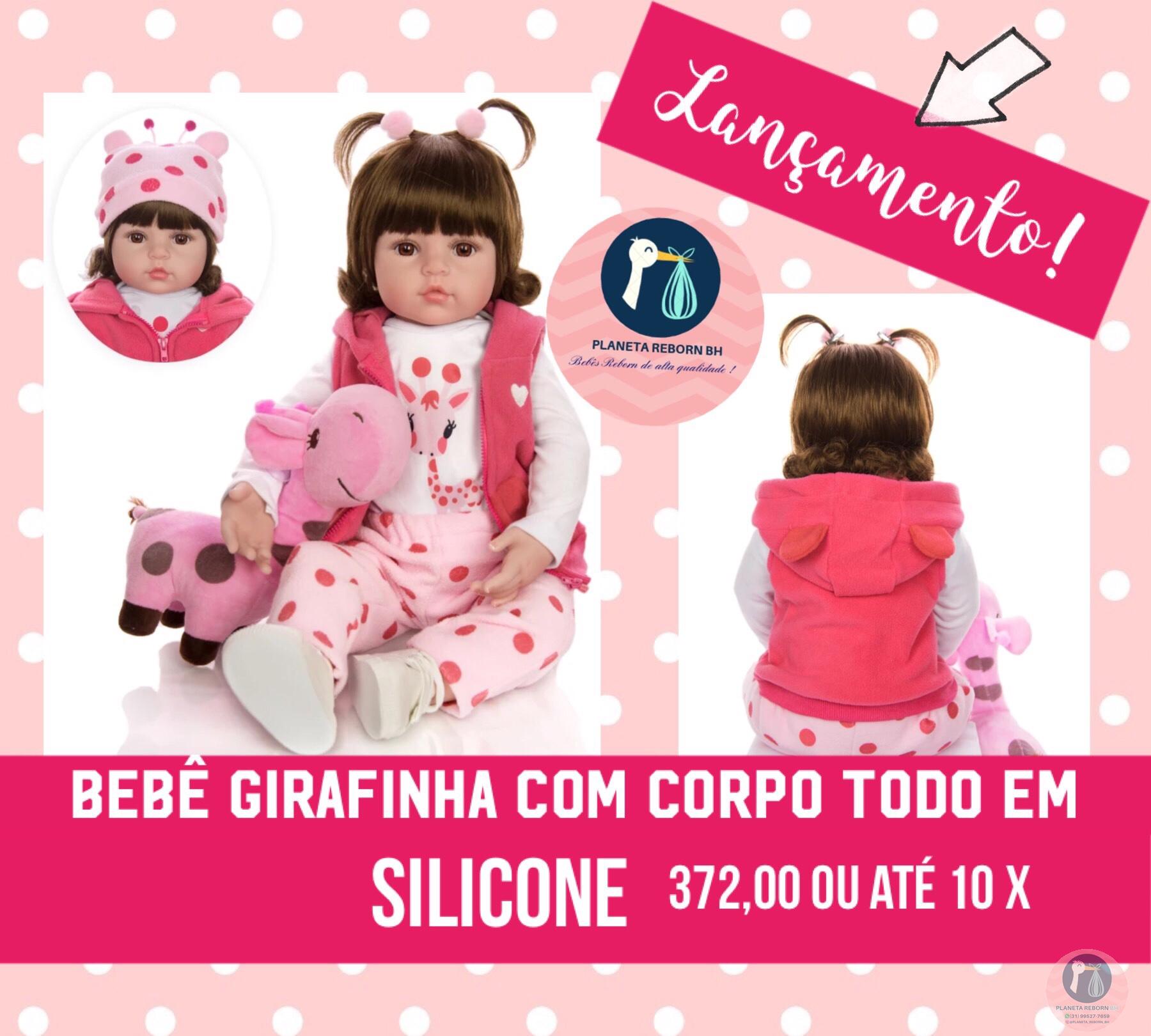 Bebê Reborn Barato Pronta Entrega Menina Corpo Silicone